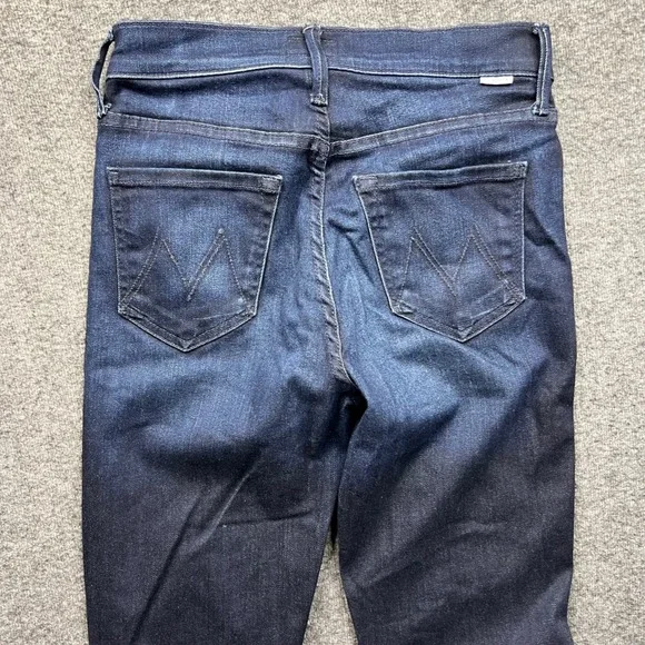 Mother Jeans Womens 25 Blue The Mid Rise Dazzler Ankle Now Or Never 1686-625 - Picture 16 of 16